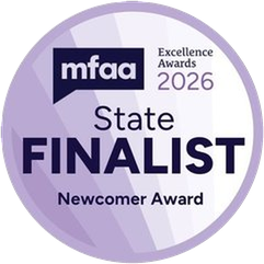 MFAA Excellence Awards 2026 State Finalist, Newcomer Award